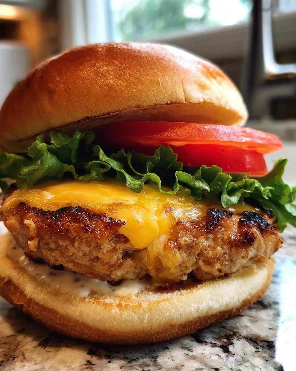 Juicy Cheddar Ranch Chicken Burgers in 25 Minutes Flat 10 Cheddar Ranch Chicken Burgers - detail 4