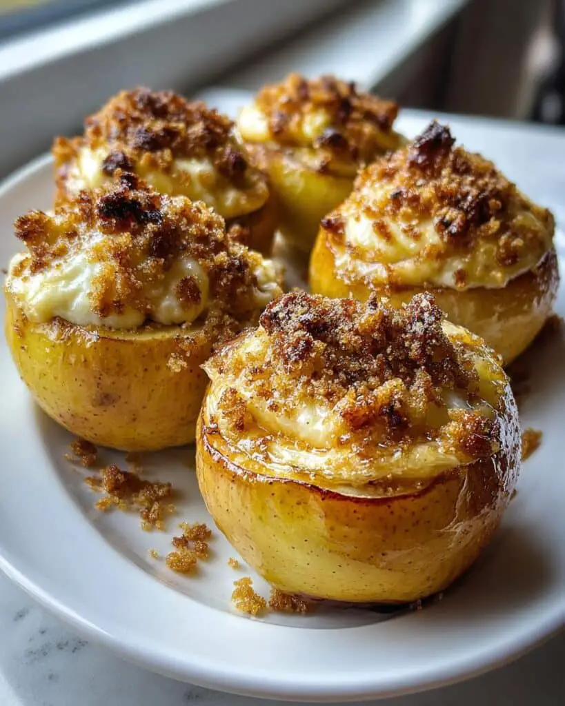 "4 Irresistible Cheesecake Stuffed Baked Apples You Must Try" 8 Cheesecake Stuffed Baked Apples
