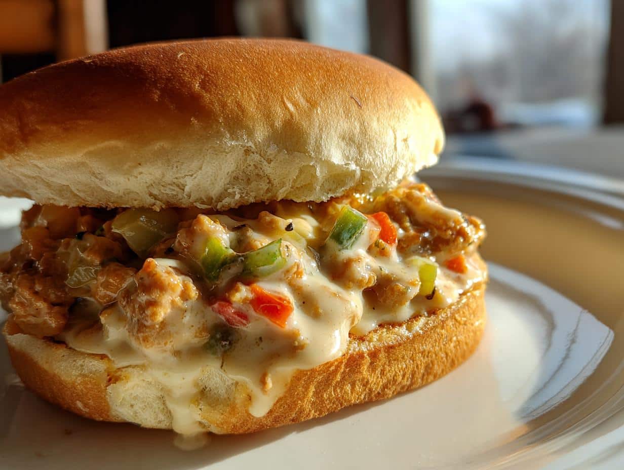 Ultimate 30-Minute Chicken Alfredo Sloppy Joes Recipe