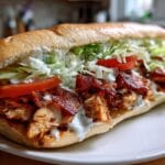 Juicy 30-Minute Chopped Chicken Bacon Ranch Sub Your Family Will Devour 9 Chopped Chicken Bacon Ranch Sub