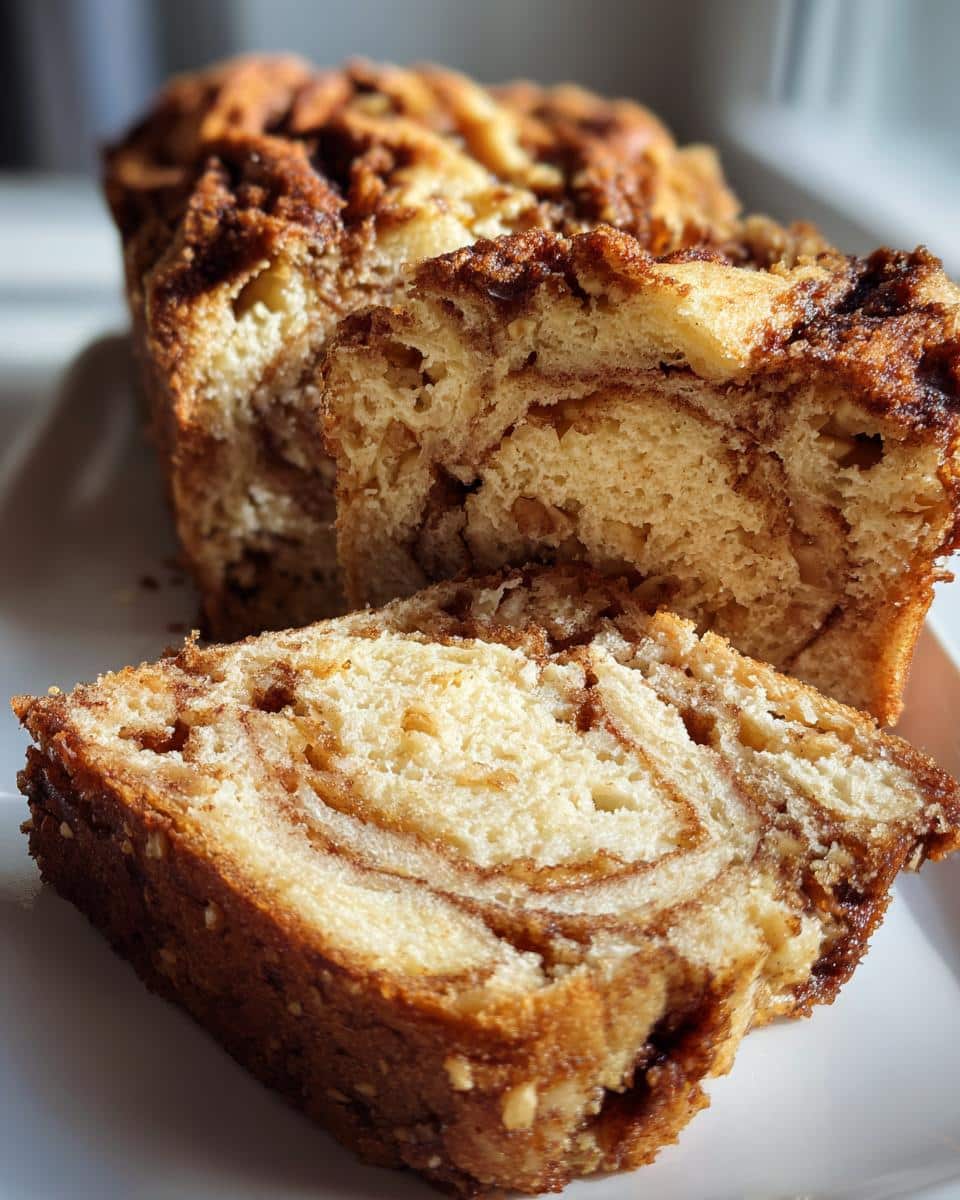 Moist Cinnamon Swirl Apple Bread in 5 Easy Steps 8 Cinnamon Swirl Apple Bread - myfullcook - detail 3