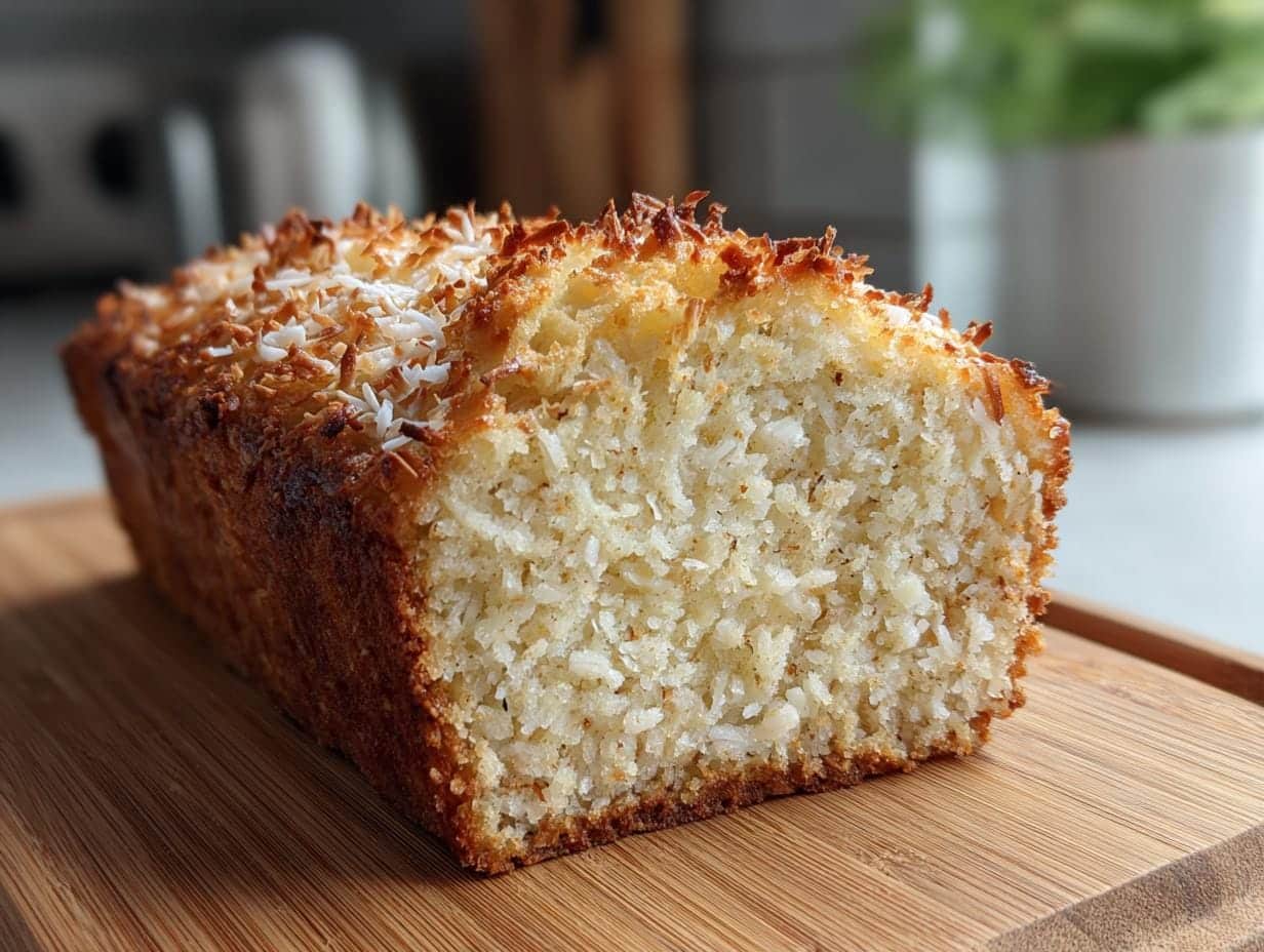 Moist 5-Ingredient Coconut Bread You’ll Devour Instantly