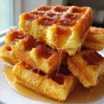 Irresistible 30-Minute Cornbread Waffle Bites with Honey Butter Syrup 9 Cornbread Waffle Bites with Honey Butter Syrup
