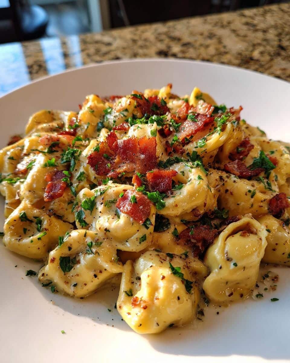 Irresistible 20-Minute Creamy Tortellini Carbonara Recipe 6 Creamy Tortellini Carbonara Recipe - detail 1