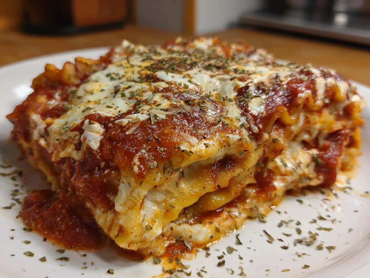 5-Ingredient Crockpot Ravioli Lasagna – Effortless Cheesy Bliss