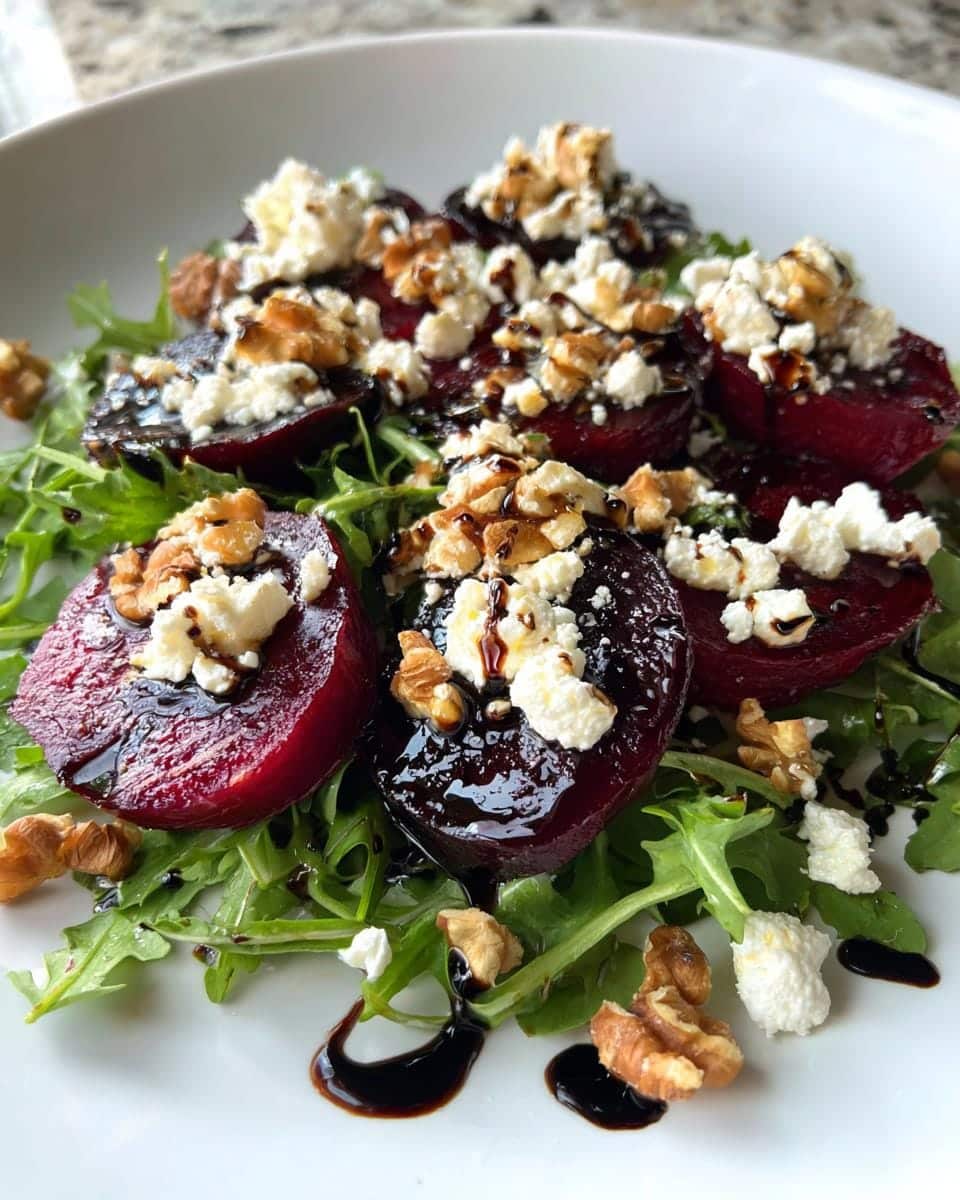 3 Secrets to the Best Beet Salad with Arugula Balsamic Vinaigrette 7 Delicious Beet Salad with Arugula Balsamic Vinaigrette - detail 2