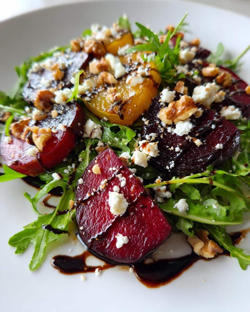 3 Secrets to the Best Beet Salad with Arugula Balsamic Vinaigrette 8 Delicious Beet Salad with Arugula Balsamic Vinaigrette - detail 3