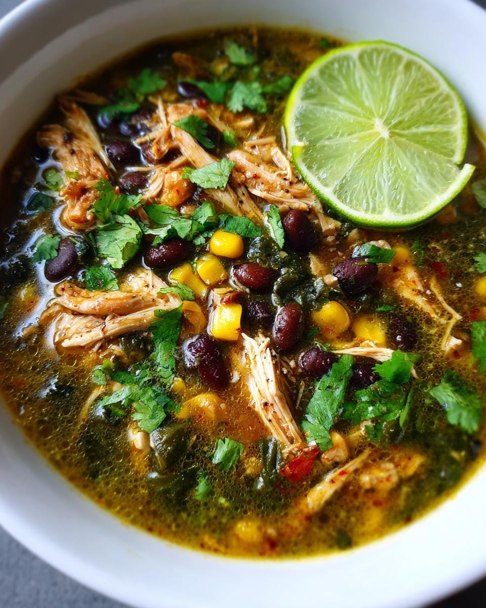 Easy Green Enchilada Chicken Soup - 10-Minute Comfort! 7 Easy Green Enchilada Chicken Soup - detail 2