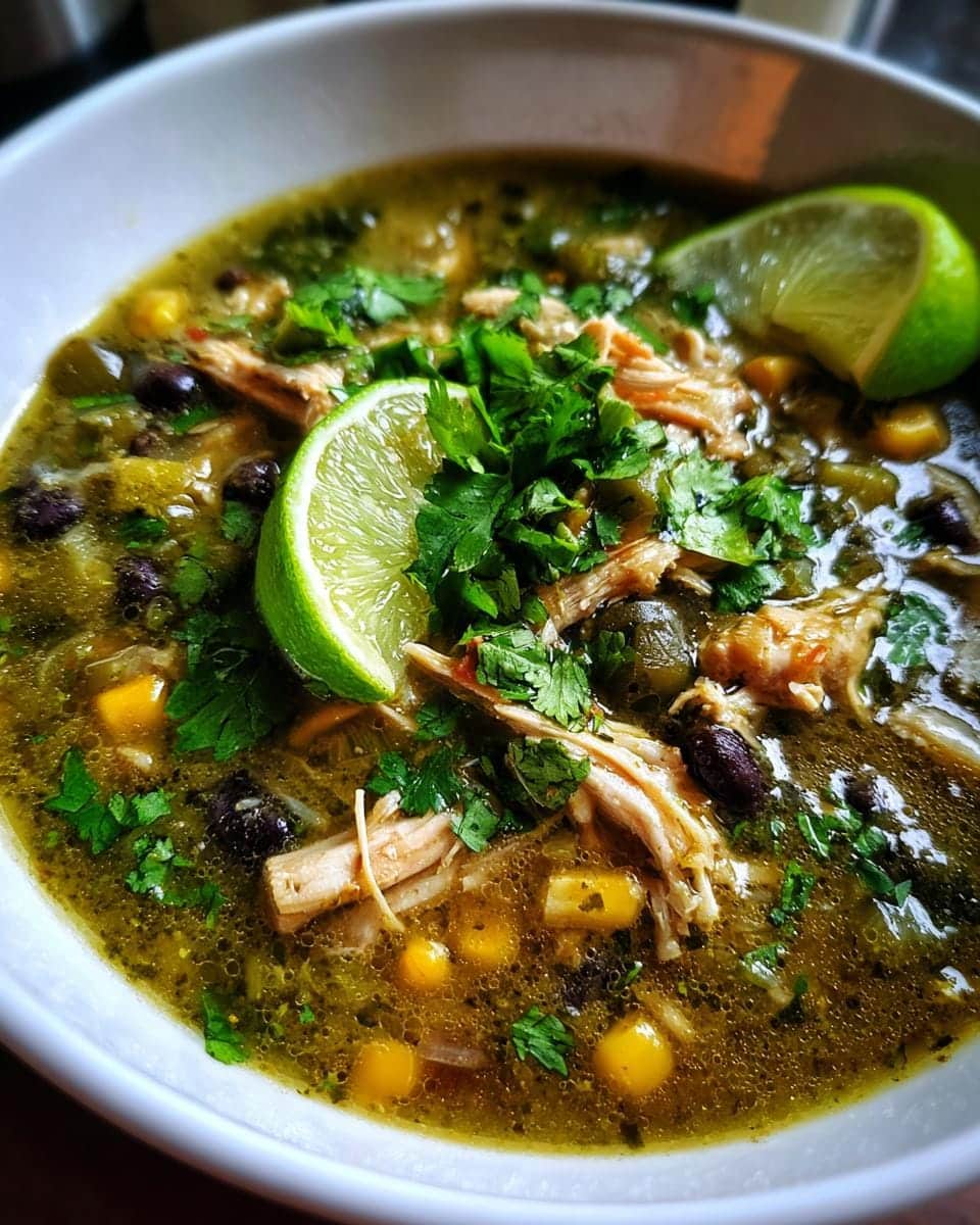 Easy Green Enchilada Chicken Soup - 10-Minute Comfort! 8 Easy Green Enchilada Chicken Soup - detail 3