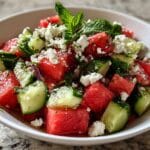 Ultimate Feta Watermelon Cucumber Salad - 15-Minute Bliss! 11 Feta Watermelon Cucumber Salad