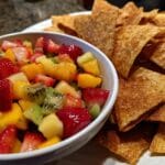 Devour 10-Minute Fruit Salsa with Cinnamon Tortilla Chips Bliss 11 Fruit Salsa with Cinnamon Tortilla Chips