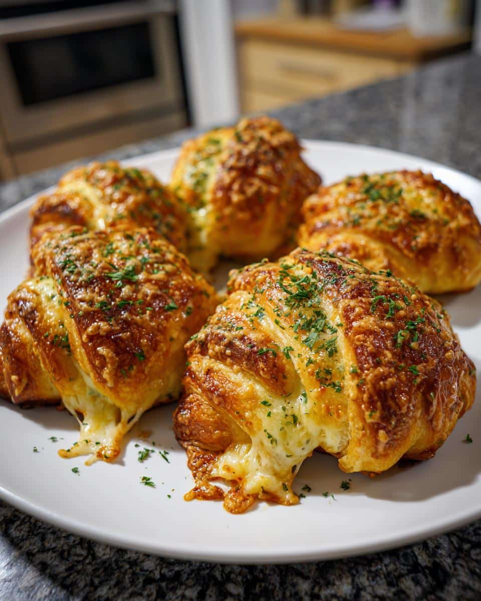 "7 Irresistible Garlic Butter Cheeseburger Rollups with Melty Cheese Bliss" 7 Garlic Butter Cheeseburger Rollups Packed with Flavor and Melted Cheese Bliss - detail 1