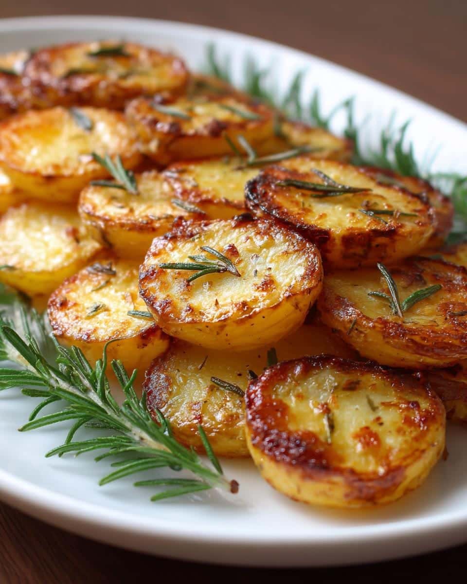 Golden Crust Garlic Rosemary Potatoes: Irresistible 6-Ingredient Bliss 9 Golden Crust Garlic Rosemary - detail 3