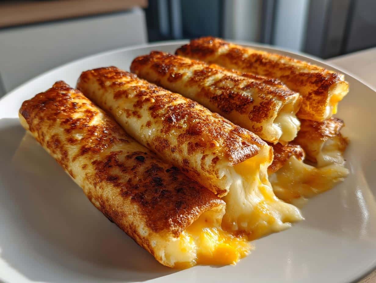 Irresistible Grilled Cheese Roll Ups in Just 11 Minutes