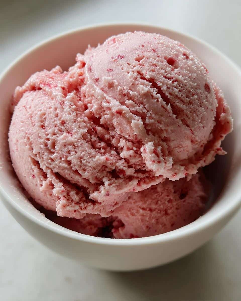 4-Ingredient Homemade Strawberry Ice Cream You’ll Crave 6 Homemade Strawberry Ice Cream - detail 1