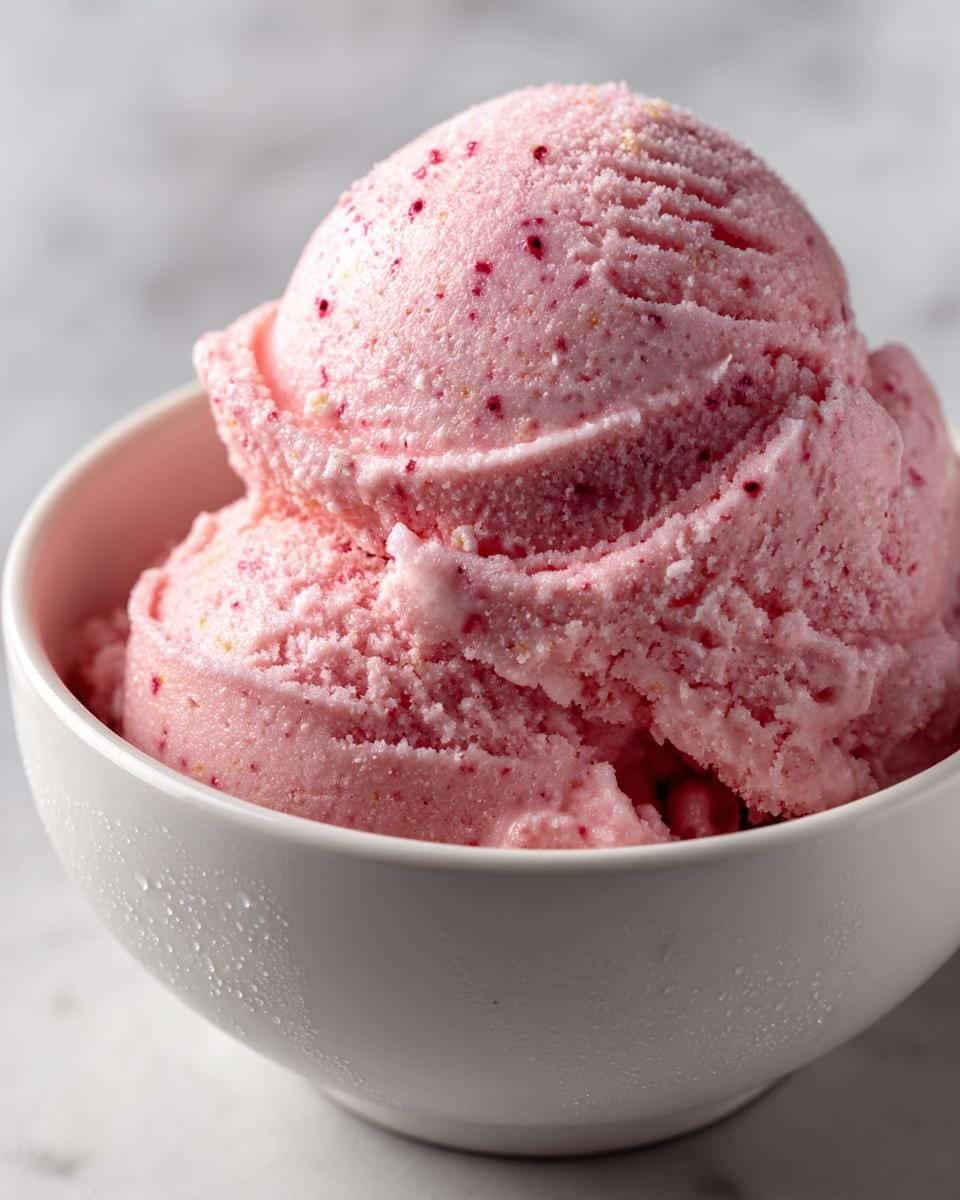 4-Ingredient Homemade Strawberry Ice Cream You’ll Crave 8 Homemade Strawberry Ice Cream - detail 3