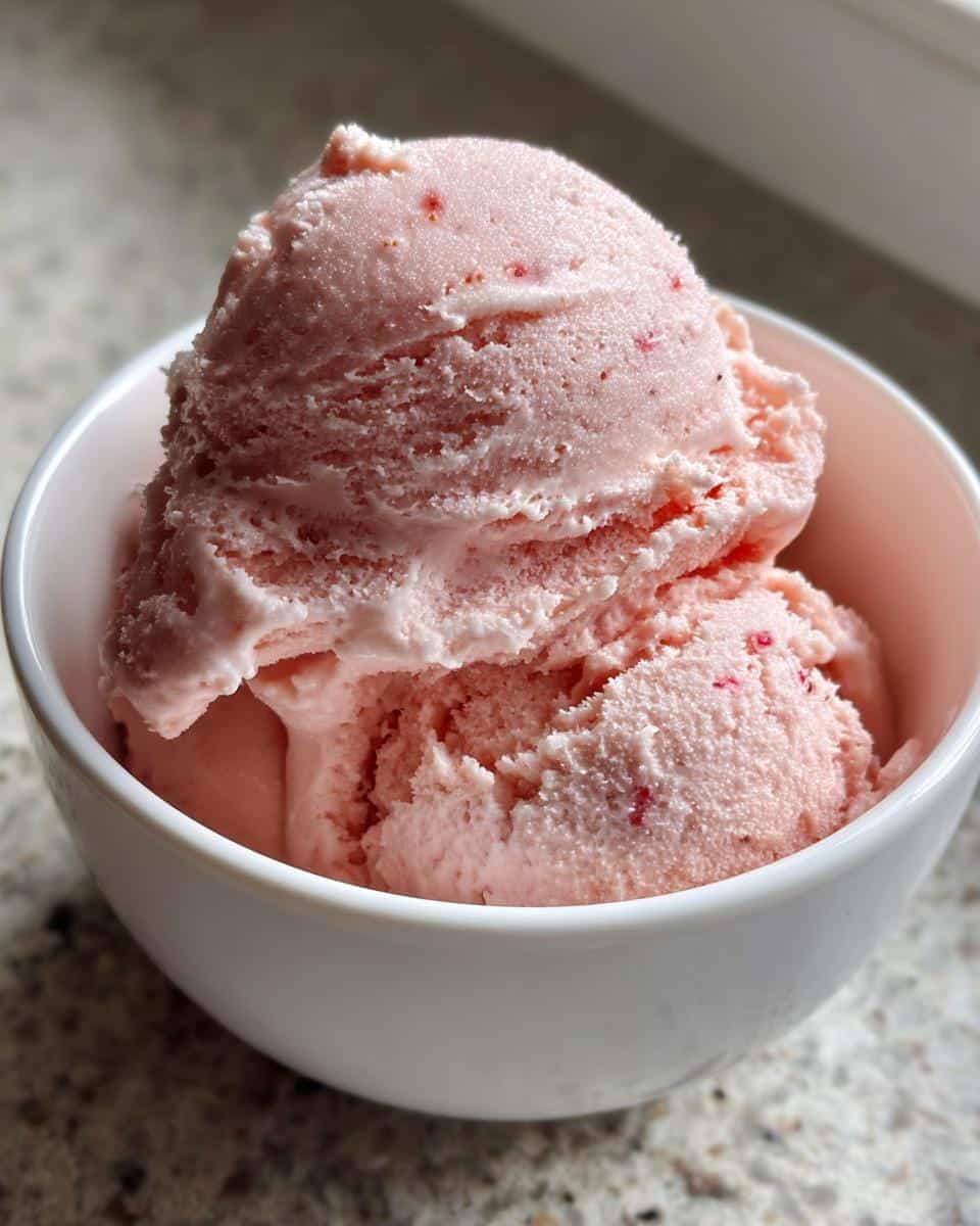 4-Ingredient Homemade Strawberry Ice Cream You’ll Crave 7 Homemade Strawberry Ice Cream - detail 2