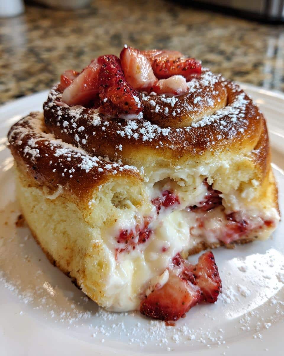 27-Minute Irresistible Strawberry Cheesecake Cinnabon Rolls 6 Irresistible Strawberry Cheesecake Cinnabon Rolls Recipe - detail 1