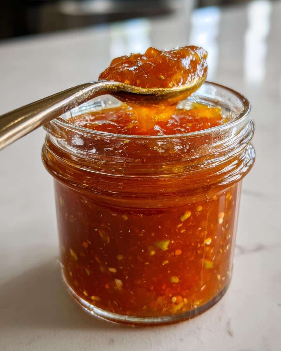 Spicy-Sweet Jalapeño Peach Jam in Just 60 Minutes 8 Jalapeño Peach Jam - detail 3
