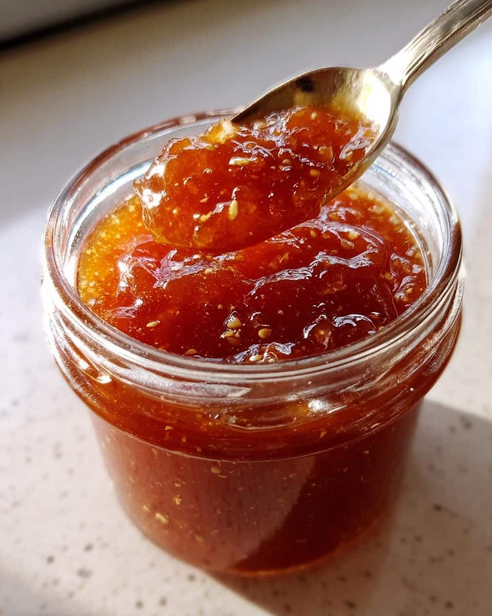 Spicy-Sweet Jalapeño Peach Jam in Just 60 Minutes 6 Jalapeño Peach Jam - detail 1