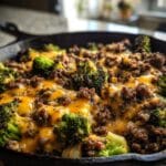 20-Minute Keto Hamburger Broccoli Skillet - Insanely Easy & Cheesy 9 Keto Hamburger Broccoli Skillet
