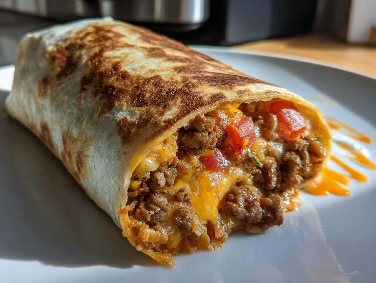 25-Minute Easy Homemade Beefy Melt Burritos Your Family Will Devour