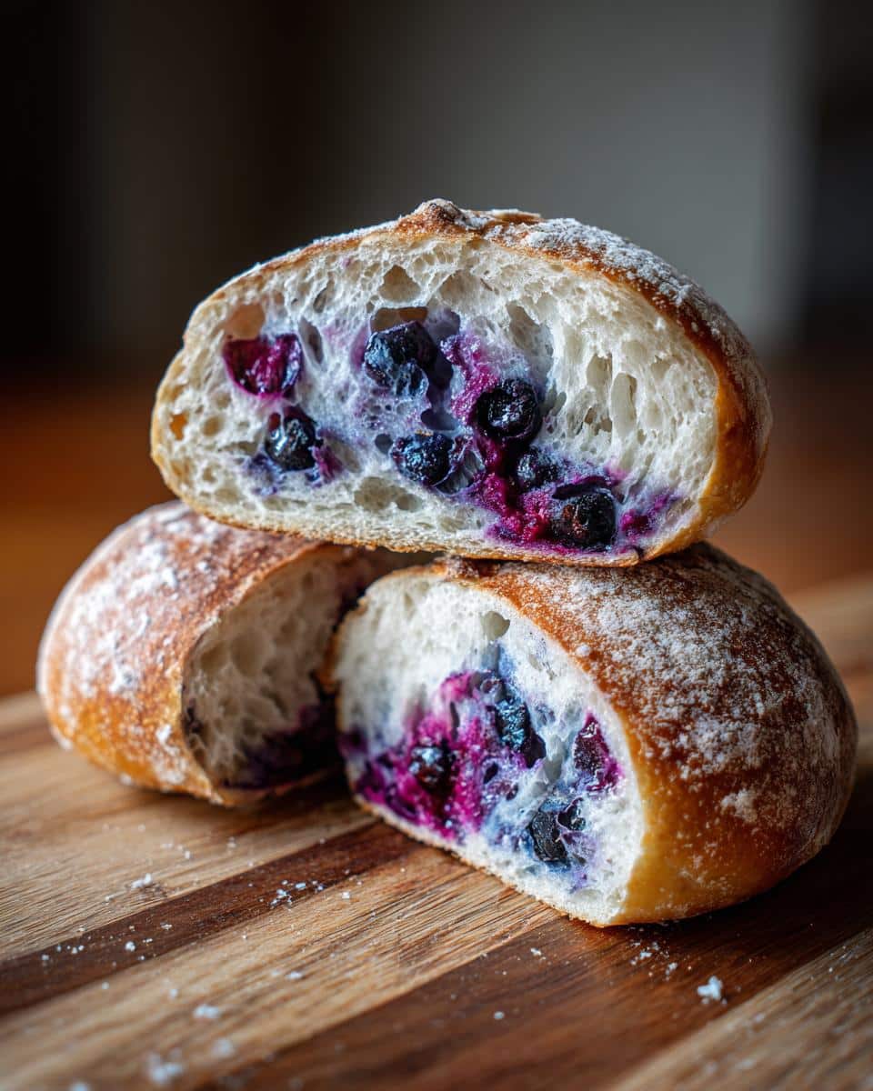 8 Magical Marbled Blueberry Bagels That Will Steal Your Heart 6 Marbled Blueberry Bagels - detail 1