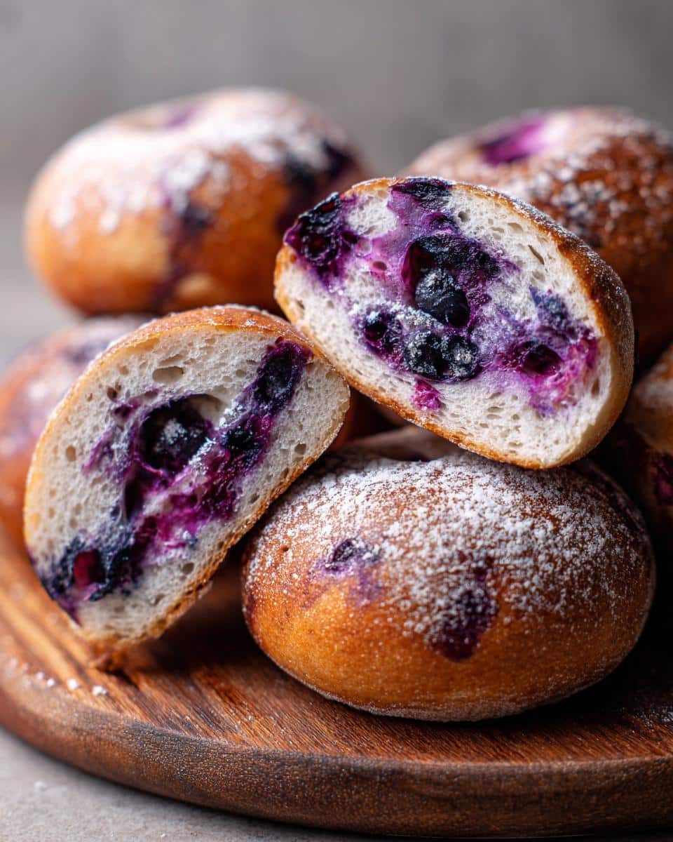 8 Magical Marbled Blueberry Bagels That Will Steal Your Heart 8 Marbled Blueberry Bagels - detail 3