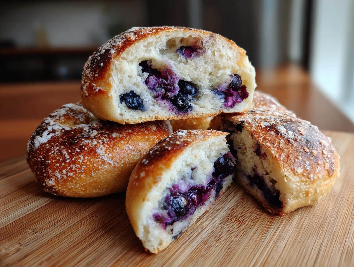 8 Magical Marbled Blueberry Bagels That Will Steal Your Heart