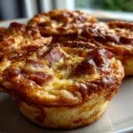 35-Minute Mini Ham & Cheese Quiches: Irresistible Bite-Sized Bliss 9 Mini Ham & Cheese Quiches