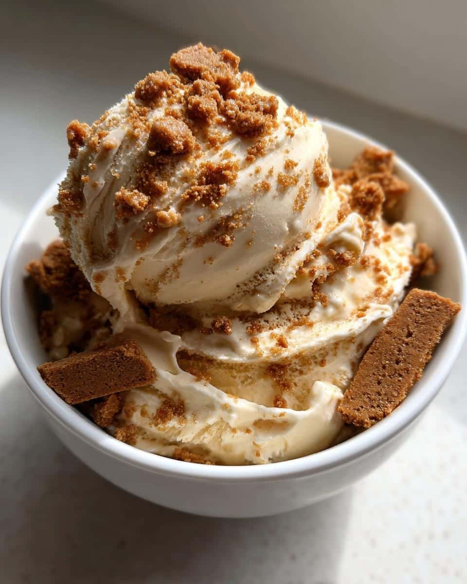 Irresistible No-Churn Biscoff Ice Cream in 6 Hours 7 No-Churn Biscoff Ice Cream - detail 1