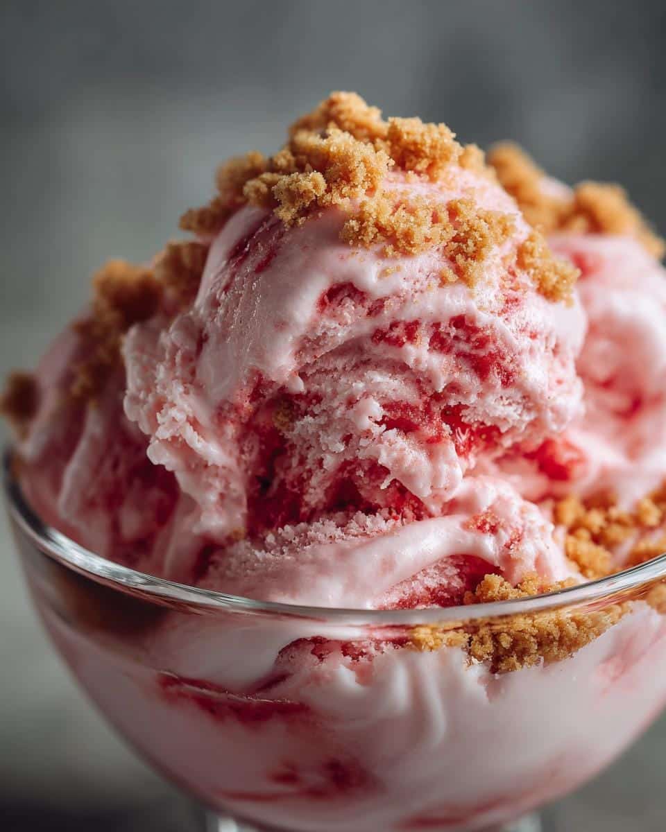No-Churn Strawberry Cheesecake Ice Cream in 20 Minutes 8 No-Churn Strawberry Cheesecake Ice Cream - detail 3