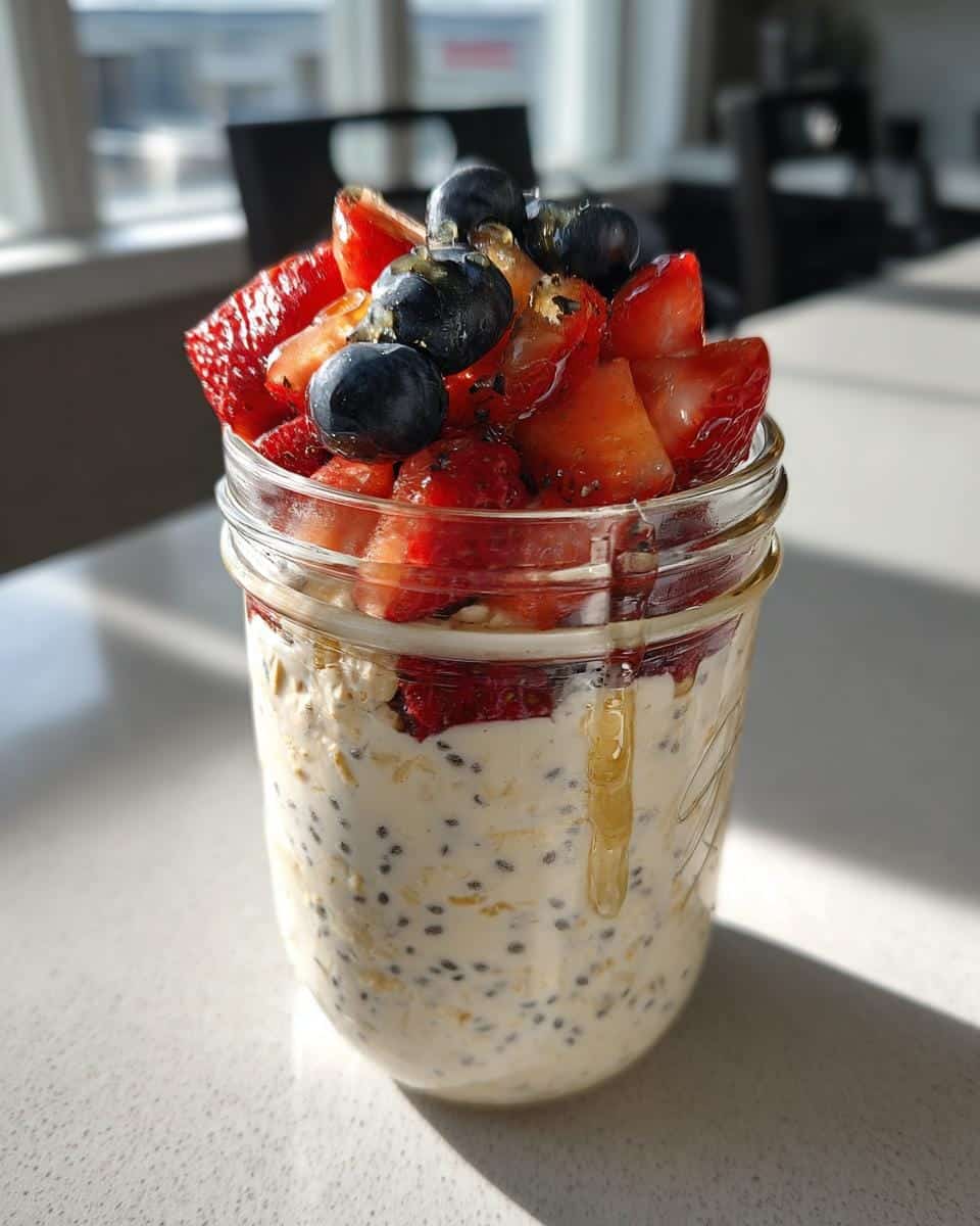 Creamy 5-Minute Overnight Oats with Greek Yogurt Bliss 8 Overnight Oats with Greek Yogurt - detail 3