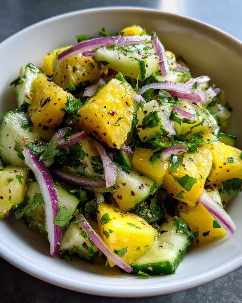10-Minute Pineapple Cucumber Salad You'll Crave Daily 6 Pineapple Cucumber Salad - detail 1
