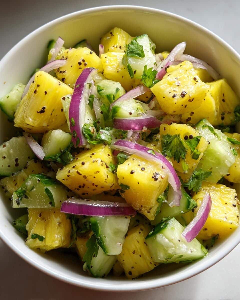10-Minute Pineapple Cucumber Salad You'll Crave Daily 7 Pineapple Cucumber Salad - detail 2