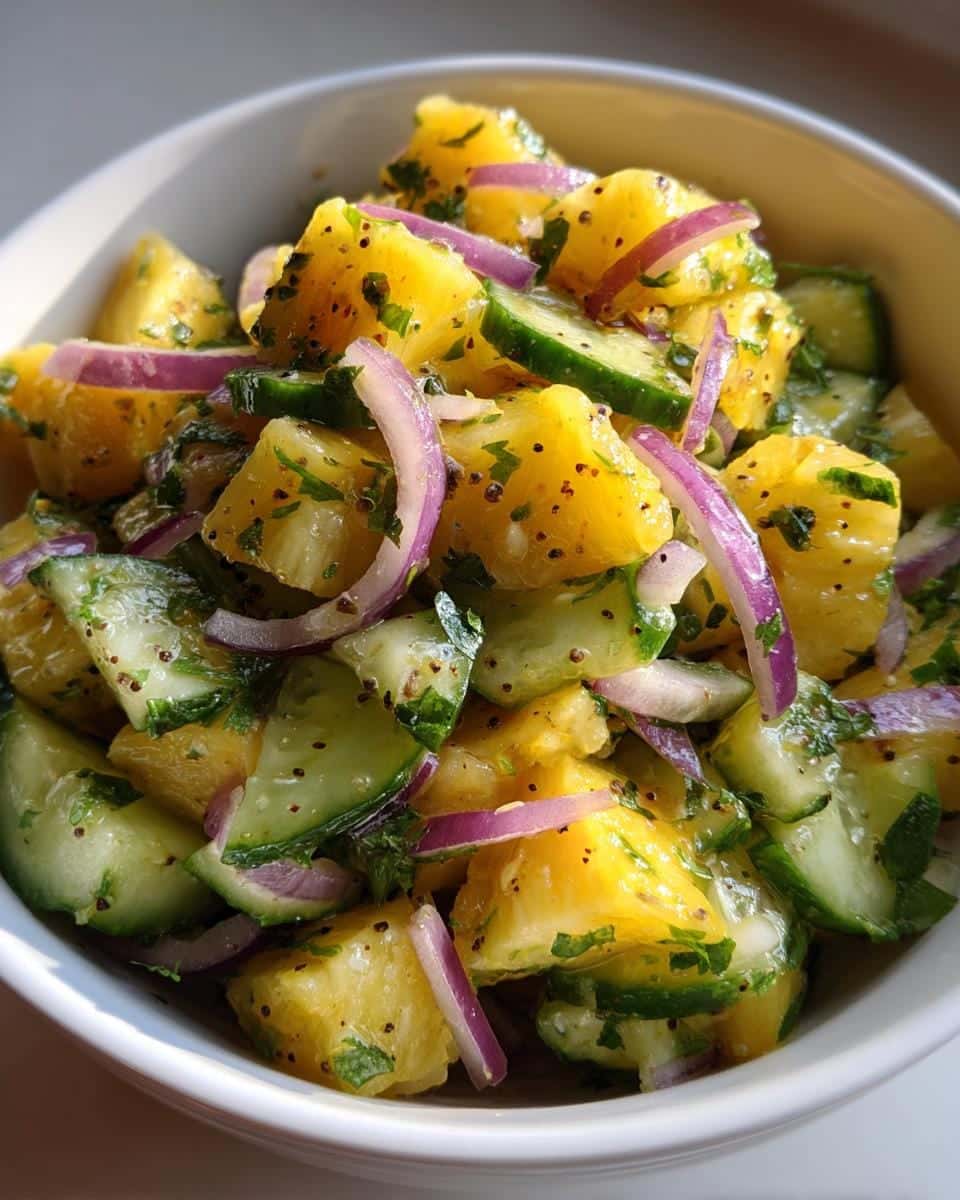 10-Minute Pineapple Cucumber Salad You'll Crave Daily 8 Pineapple Cucumber Salad - detail 3