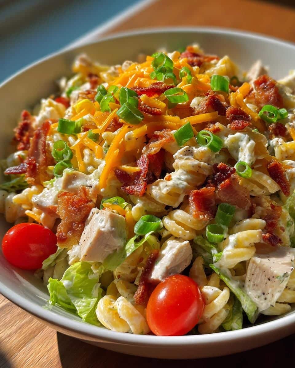 25g Protein-Packed Chicken Ranch BLT Pasta Salad You'll Crave 7 Protein-Packed Chicken Ranch Blt Pasta Salad - detail 2