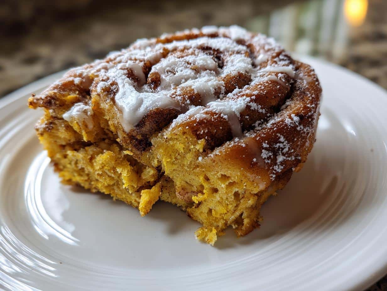 Magical 30-Min Pumpkin Cinnamon Roll Bake You’ll Crave