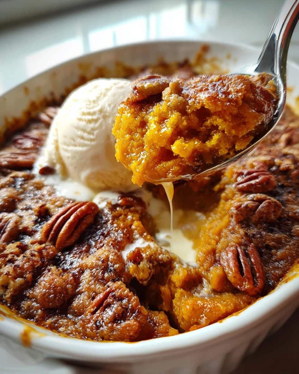 Irresistible 15-Minute Pumpkin Pecan Cobbler You'll Crave 8 Pumpkin Pecan Cobbler - detail 2
