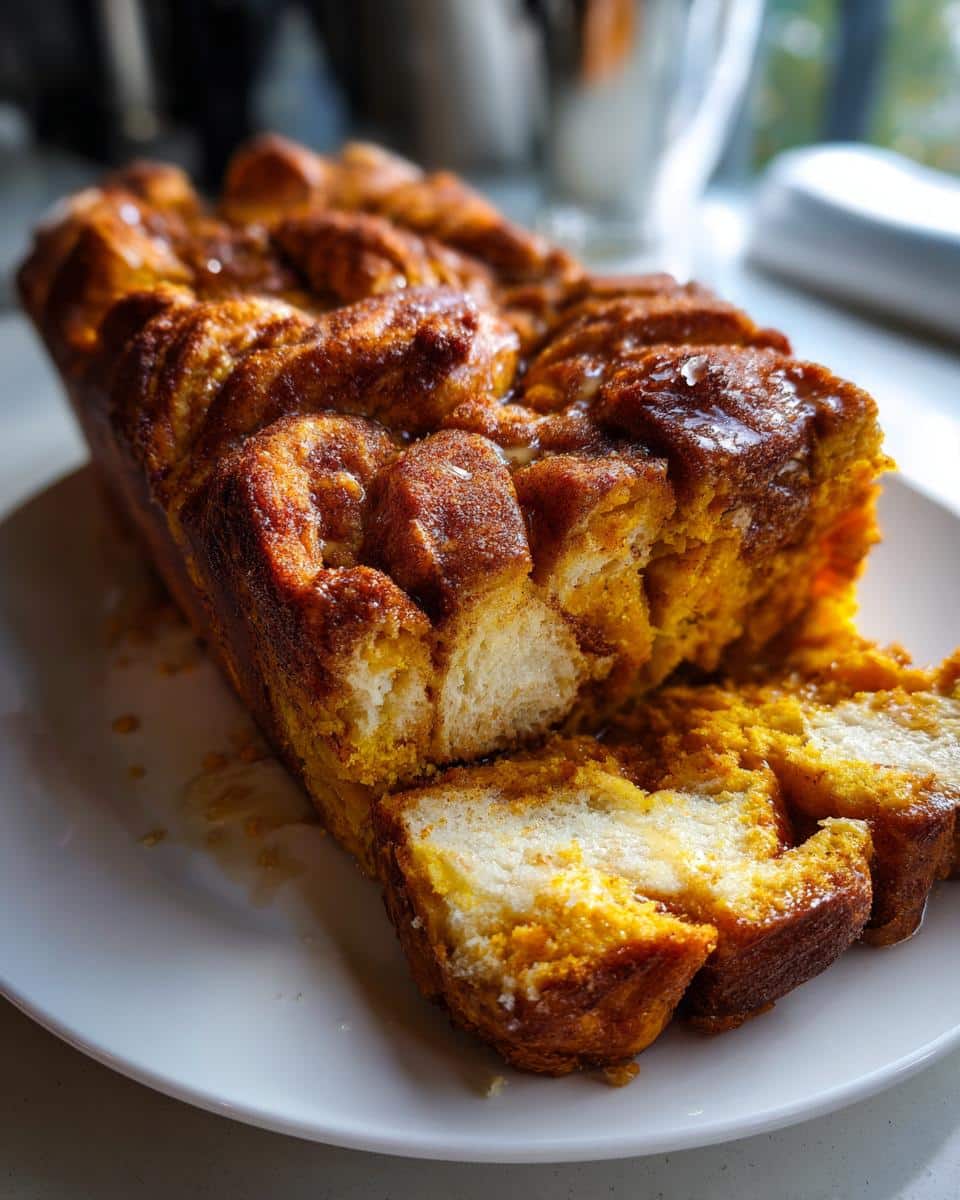 Warm Pumpkin Pull-Apart Loaf Will Steal Your Heart in 30 Minutes 7 Pumpkin Pull-Apart Loaf - detail 1