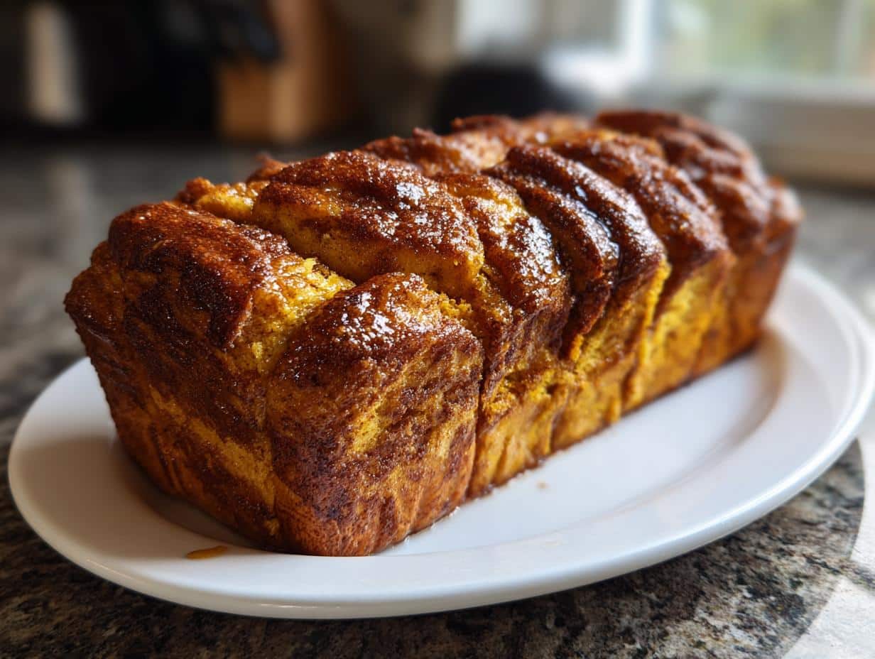 Warm Pumpkin Pull-Apart Loaf Will Steal Your Heart in 30 Minutes