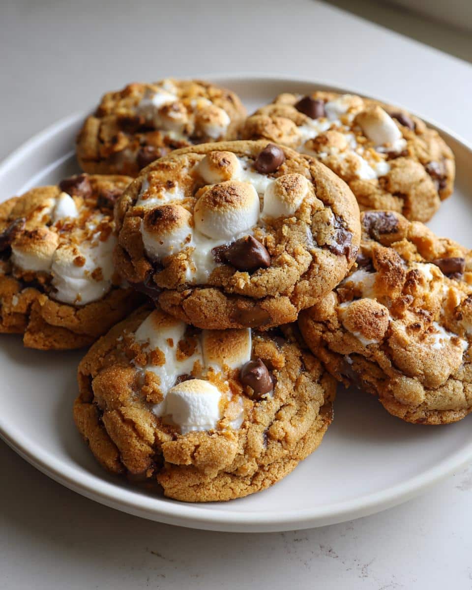 Pumpkin S'mores Cookies - detail 2