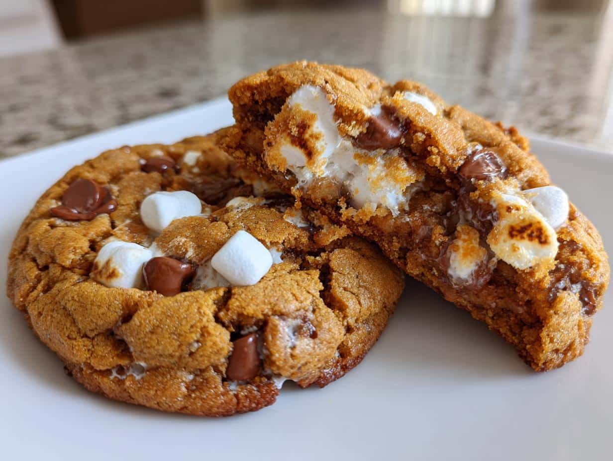 15 Irresistible Pumpkin S’mores Cookies You Must Bake Now