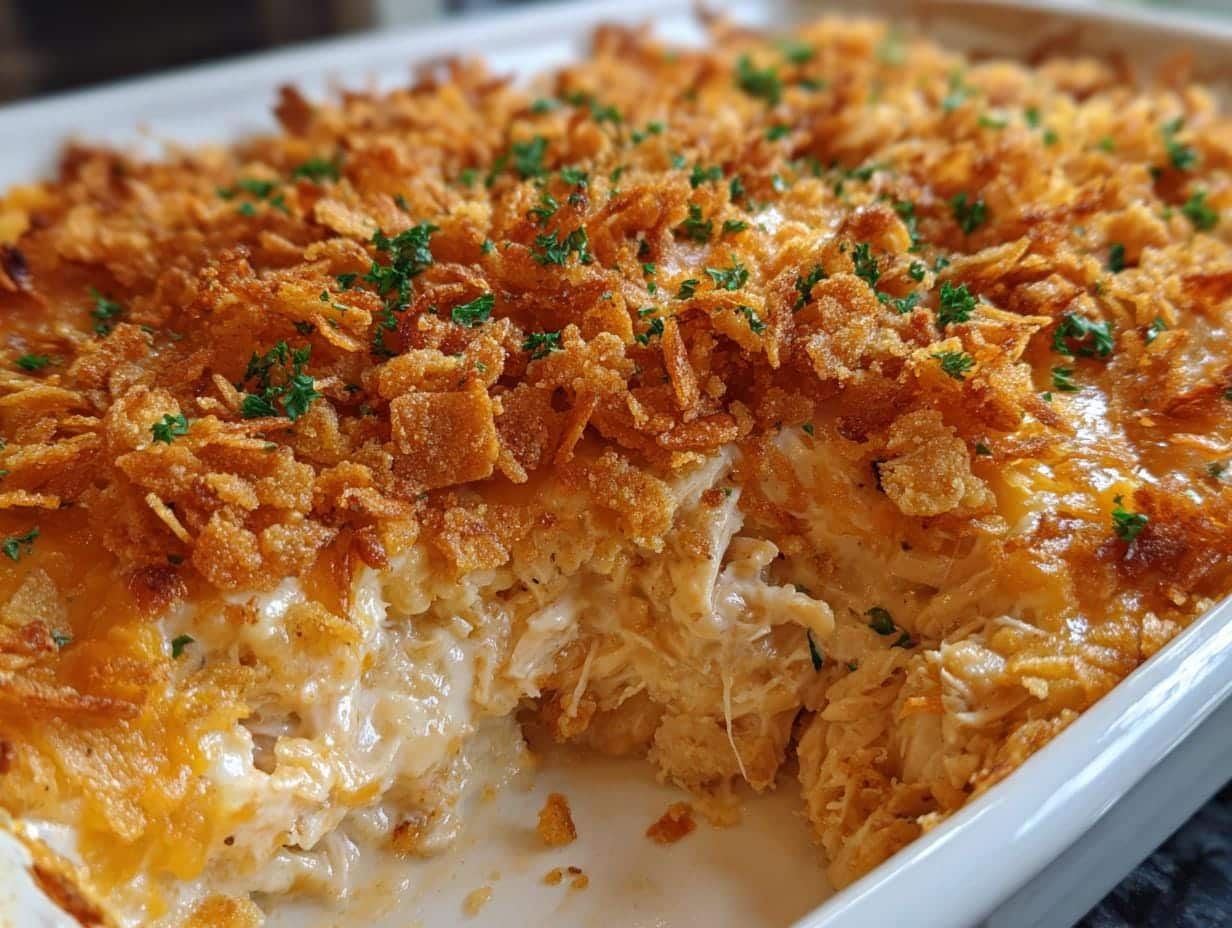 Irresistible Ritz Chicken and Rice Casserole Bakes in Just 35 Minutes
