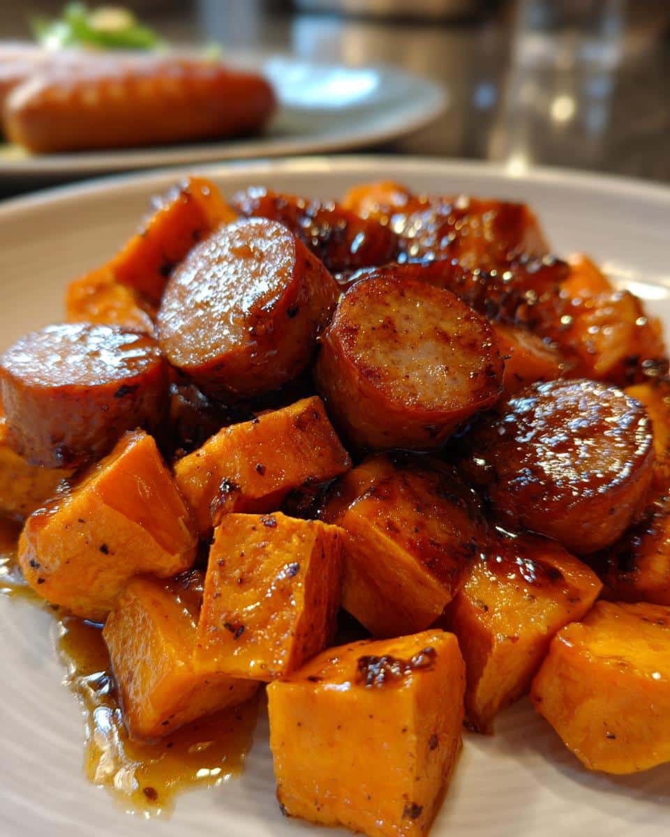 Savory 30-Minute Sausage and Sweet Potatoes with Honey Garlic Bliss 9 Sausage and Sweet Potatoes with Honey Garlic Sauce - detail 3