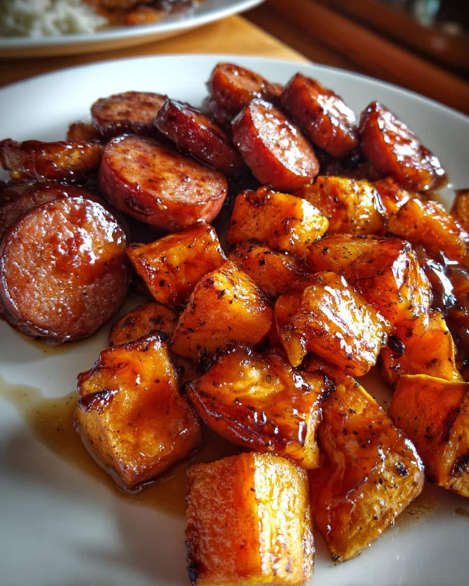 Savory 30-Minute Sausage and Sweet Potatoes with Honey Garlic Bliss 10 Sausage and Sweet Potatoes with Honey Garlic Sauce - detail 4