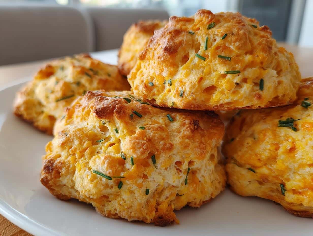 Savory Pumpkin and Cheddar Scones – 8 Irresistibly Flaky Wedges