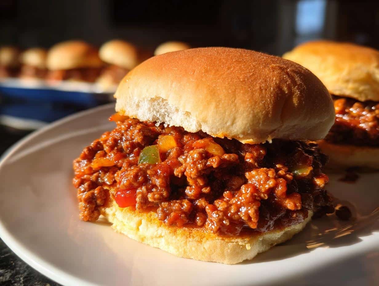 20-Minute Sloppy Joes on Sweet Potato Buns – Irresistible Comfort