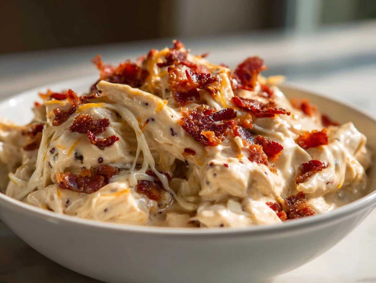 Dreamy Slow Cooker Cream Cheese Crack Chicken Recipe – 5-Star Taste!