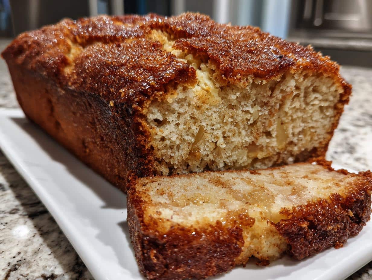 Irresistible Spiced Apple Cider Donut Loaf – Pure Fall Bliss in 1 Bite